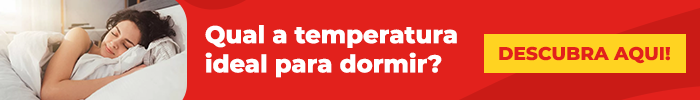 Banner temperatura ideal para dormir Loja Castor