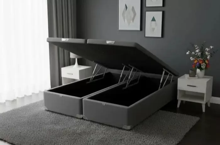 Cama box baú casal da Loja Castor.