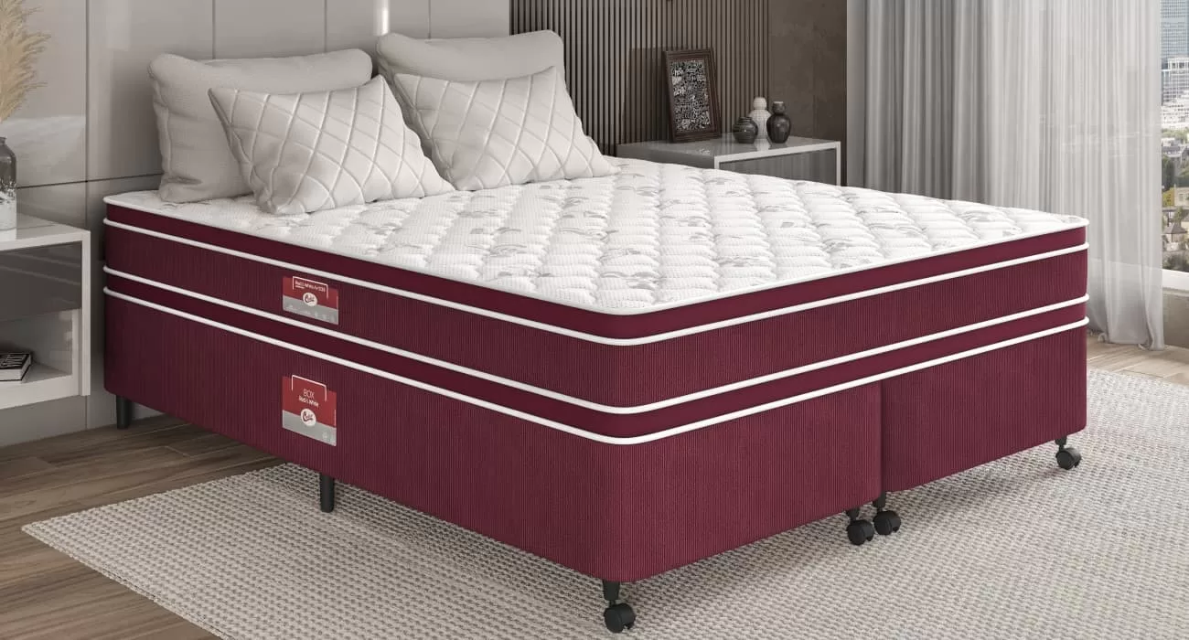 Colchão Red and White da Castor.