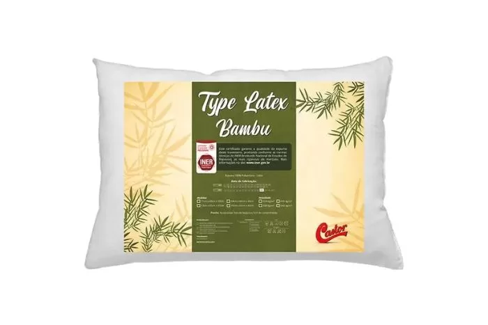 Travesseiro Type Látex Bambu