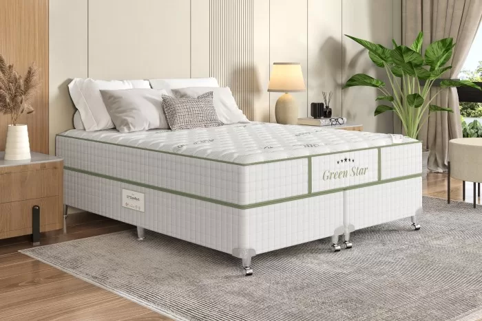 Modelo de uma cama de casal Green Star