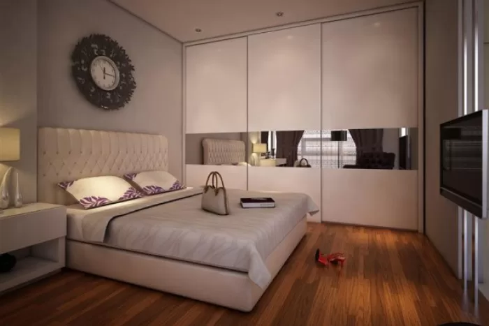 Quarto de casal bem planejado e decorado